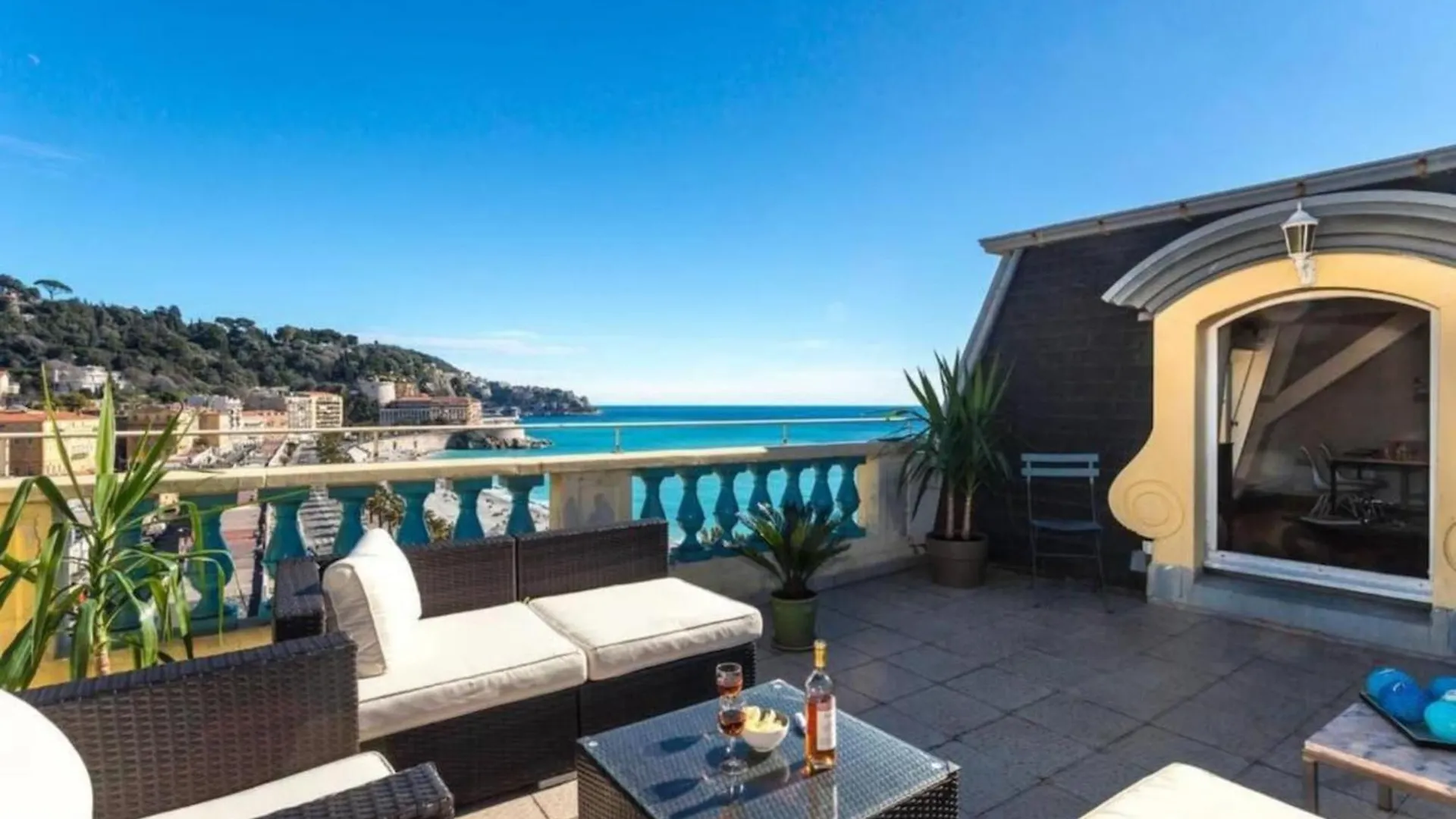 아파트 Etats Unis 896 - Magic View Wrooftop Terrace 니스 프랑스
